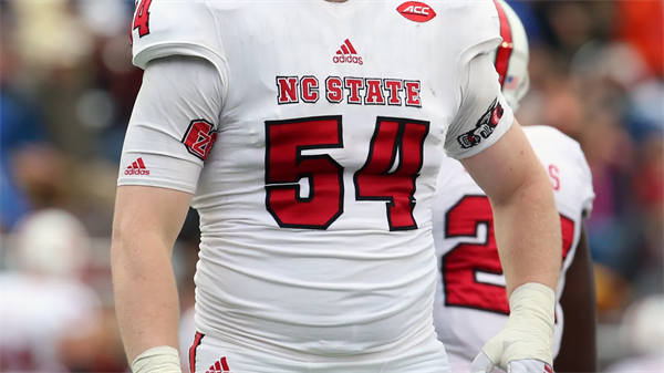 Mens Youth NC State Wolfpack #54 Joe Thuney 2015 White College Football Jersey