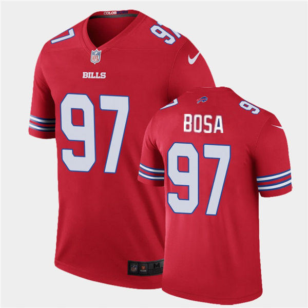 Mens Buffalo Bills #97 Joey Bosa Nike Red Alternate Vapor Limited Jersey