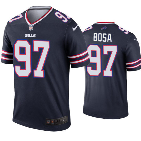 Mens Buffalo Bills #97 Joey Bosa Nike Navy Inverted Legend Limited Jersey