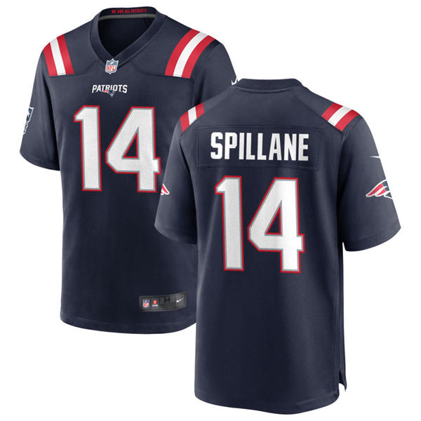 Youth New England Patriots #14 Robert Spillane Nike Navy Limited Jersey
