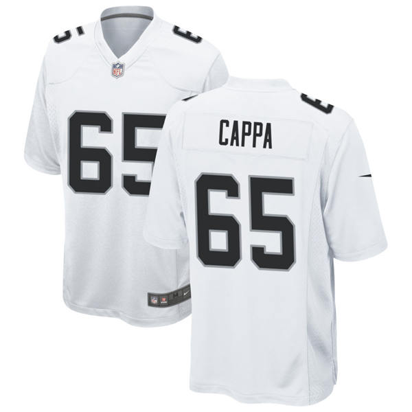 Youth Las Vegas Raiders #65 Alex Cappa Nike White Limited Player Jersey