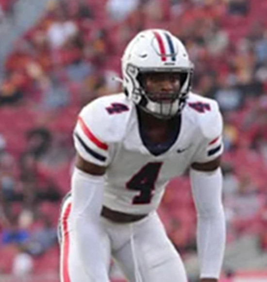 Mens Youth Arizona Wildcats #4 Kris Hutson Nike 2024 XII White Football Game Jersey