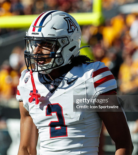 Mens Youth Arizona Wildcats #2 Treydan Stukes Nike 2024 XII White Football Game Jersey