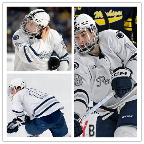Mens Youth Penn State Nittany Lions #18 Aiden Fink 2024 ahead of the annual Wear White Game Jersey