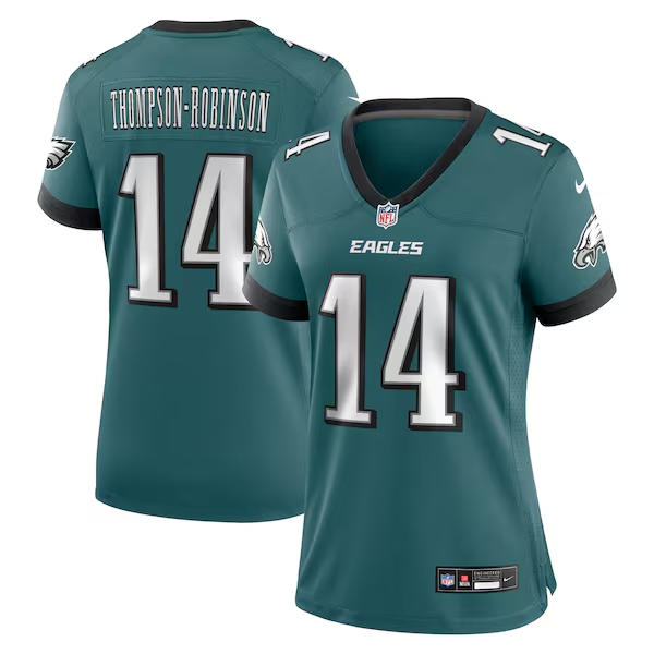 Woens Philadelphia Eagles #14 Dorian Thompson-Robinson Nike Midnight Green Limited Jersey