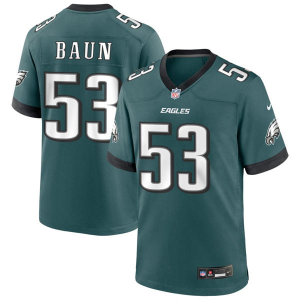 Mens Philadelphia Eagles #53 Zack Baun Nike Midnight Green F.U.S.E. Vapor Limited Jersey
