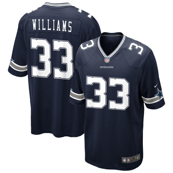 Mens Dallas Cowboys #33 Javonte Williams Nike Navy Vapor F.U.S.E. Limited Jersey
