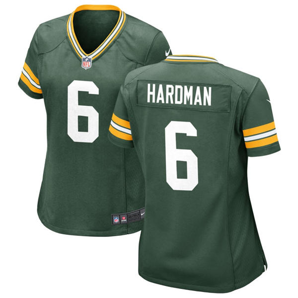 Womens Green Bay Packers #6 Mecole Hardman Nike Green Limited Jersey