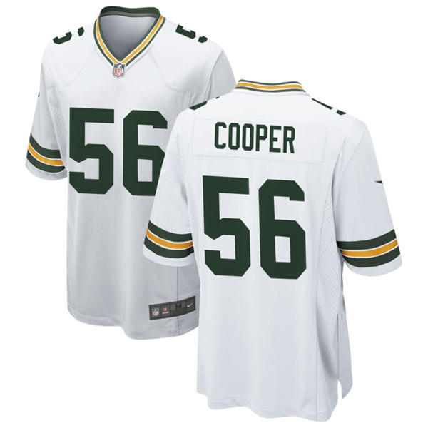 Youth Green Bay Packers #56 Edgerrin Cooper Nike White Limited Jersey
