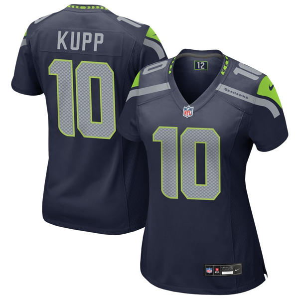 Women's Seattle Seahawks #10 Cooper Kupp Nike Navy Limited Jersey