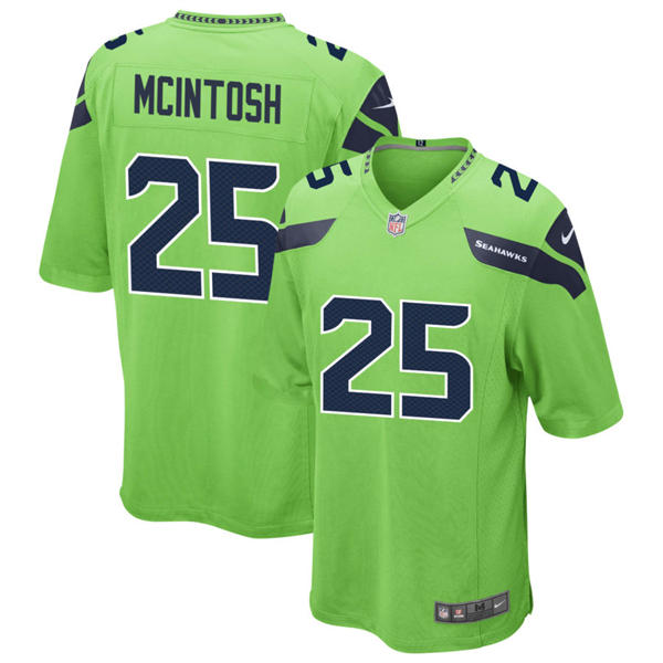 Men's Seattle Seahawks #25 Kenny McIntosh Nike Neon Green Alternate Vapor F.U.S.E. Limited Jersey