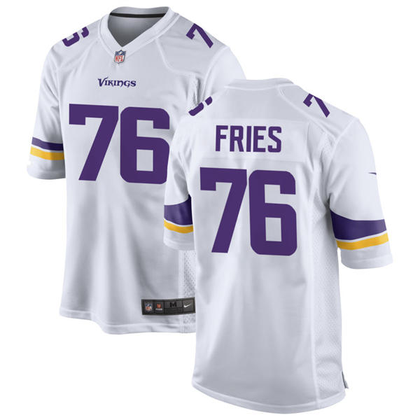 Men's Minnesota Vikings #76 Will Fries Nike White F.U.S.E. Vapor Limited Jersey