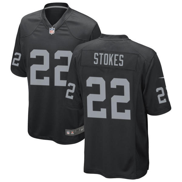 Men's Las Vegas Raiders #22 Eric Stokes Nike Black Vapor F.U.S.E. Limited Player Jersey