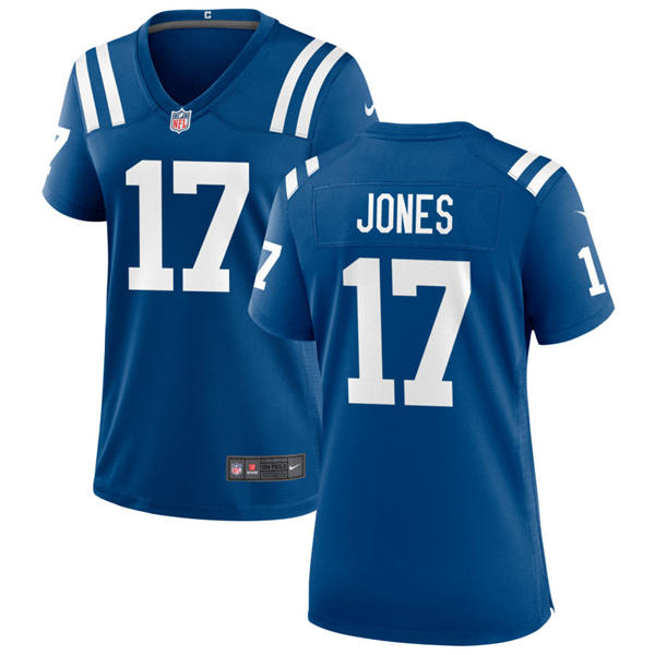 Women's Indianapolis Colts #17 Daniel Jones Nike Royal Limited Player Jersey