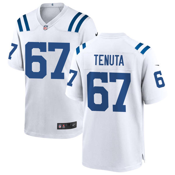 Mens Indianapolis Colts #67 Luke Tenuta Nike White F.U.S.E.Vapor Limited Player Jersey