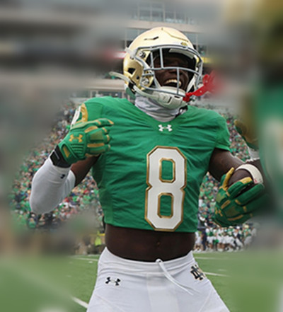 Mens Youth Notre Dame Fighting Irish #8 Adon Shuler Green White College Football Game Jersey