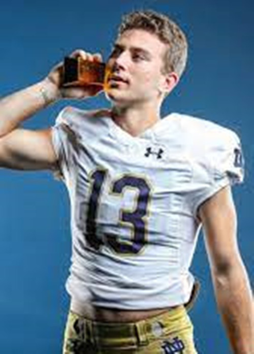 Notre Dame Fighting Irish #13 CJ Carr 2025 White College Football Game Jersey