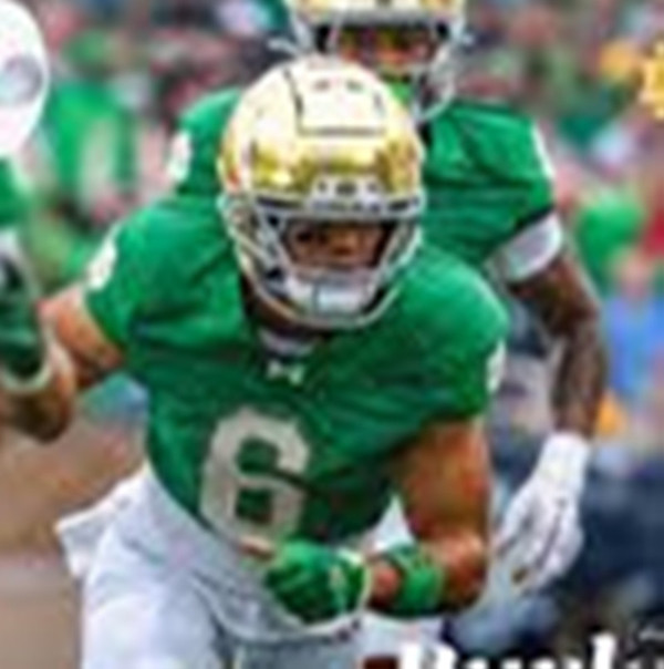 Mens Youth Notre Dame Fighting Irish #6 Jordan Faison Green White College Football Game Jersey