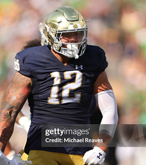 Mens Youth Notre Dame Fighting Irish #12 Jordan Botelho 2025 Navy College Football Game Jersey