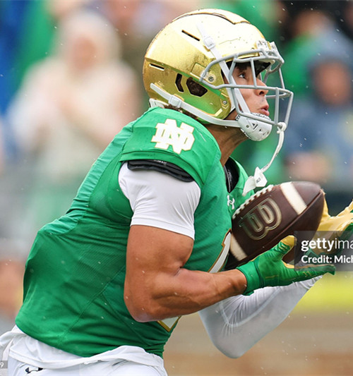 Mens Youth Notre Dame Fighting Irish #1 Jaden Greathouse Green White College Football Game Jersey