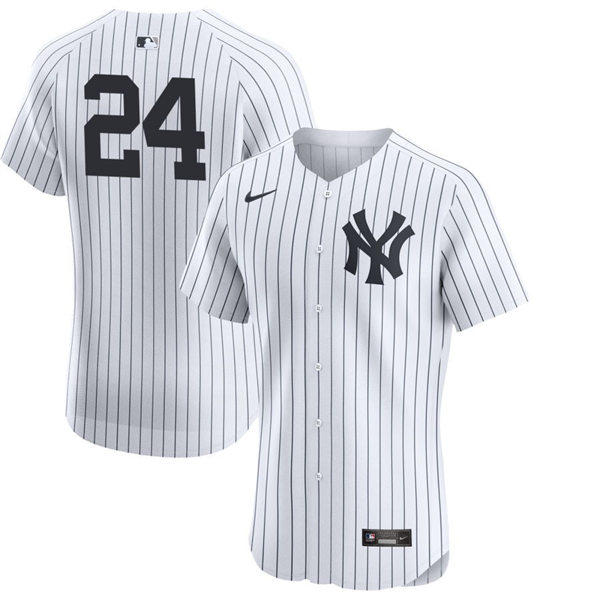 Mens New York Yankees #24 Jasson Dominguez Nike White Home Limited Player Jersey