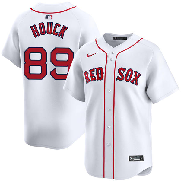 Mens Boston Red Sox #89 Tanner Houck Nike White Home with Name Limted Jersey