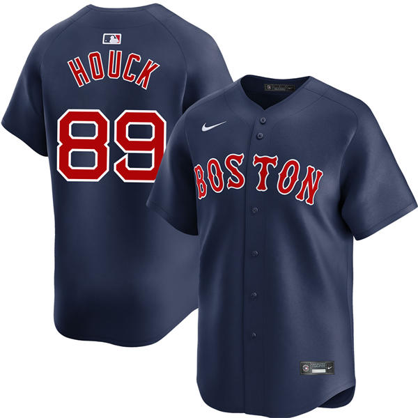 Mens Boston Red Sox #89 Tanner Houck Nike Navy Alternate Limted Player Jersey