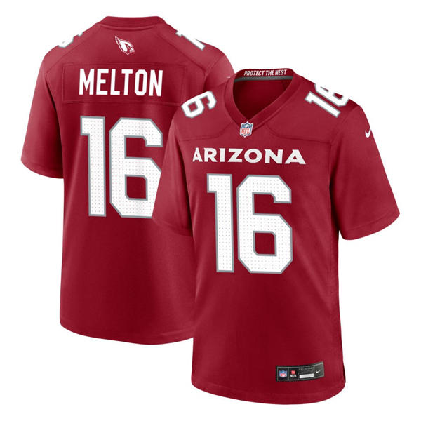 Mens Arizona Cardinals #16 Max Melton Cardinal Vapor F.U.S.E. Limited Jersey