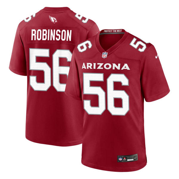 Mens Arizona Cardinals #56 Darius Robinson Cardinal Vapor F.U.S.E. Limited Jersey