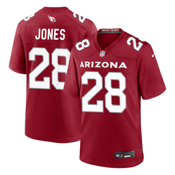Mens Arizona Cardinals #28 Elijah Jones Cardinal Vapor F.U.S.E. Limited Jersey