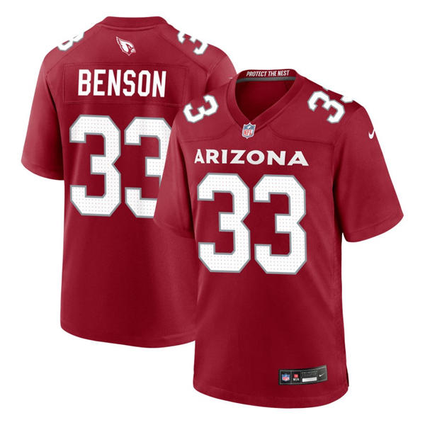 Mens Arizona Cardinals #33 Trey Benson  Cardinal Vapor F.U.S.E. Limited Jersey