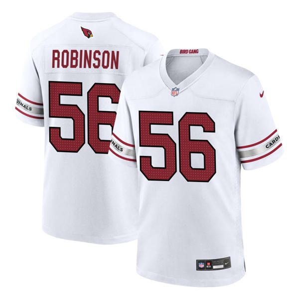 Mens Arizona Cardinals #56 Darius Robinson White Vapor F.U.S.E. Limited Jersey