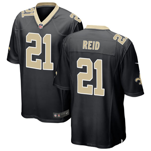 Mens New Orleans Saints #21 Justin Reid Nike Black Vapor F.U.S.E Limited Jersey