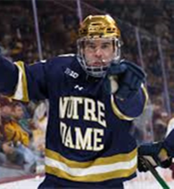 Mens Youth Notre Dame Fighting Irish #24 Ian Murphy Navy College Hockey Game Jersey