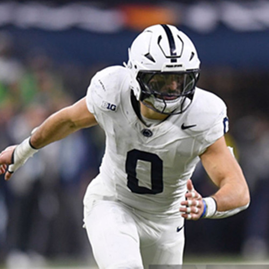 Mens Youth Penn State Nittany Lions #0 Dominic DeLuca White College Football Game Jersey