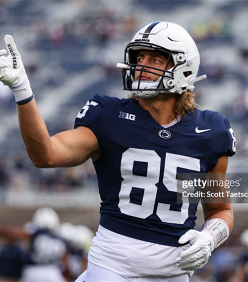 Mens Youth Penn State Nittany Lions #85 Luke Reynolds Navy College Football Game Jersey