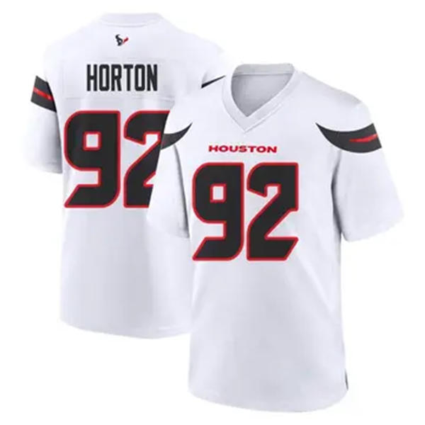 Men's Houston Texans #92 Dylan Horton Nike White Vapor F.U.S.E. Limited Player Jersey