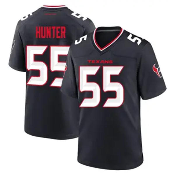 Men's Houston Texans #55 Danielle Hunter Nike Navy White Alternate F.U.S.E. Limited Player Jersey