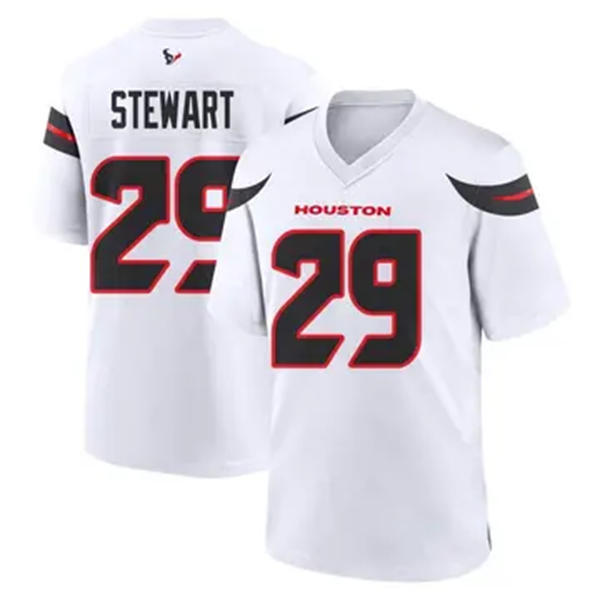 Men's Houston Texans #29 M.J. Stewart Nike White Vapor F.U.S.E. Limited Player Jersey