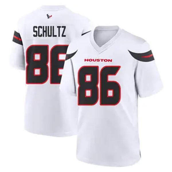 Men's Houston Texans #86 Dalton Schultz Nike White Vapor F.U.S.E. Limited Player Jersey