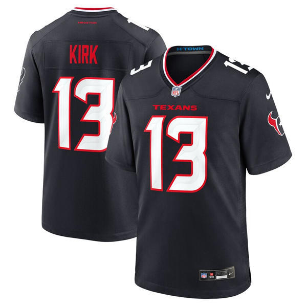 Men's Houston Texans #13 Christian Kirk Nike Navy White Alternate F.U.S.E. Limited Player Jersey