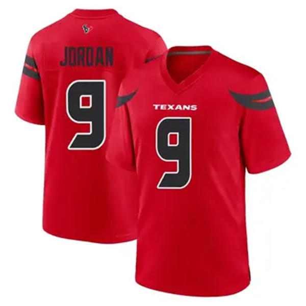 Mens Houston Texans #9 Brevin Jordan Nike Red Alternate F.U.S.E. Limited Player Jersey