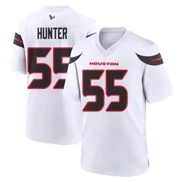 Men's Houston Texans #55 Danielle Hunter Nike White Vapor F.U.S.E. Limited Player Jersey