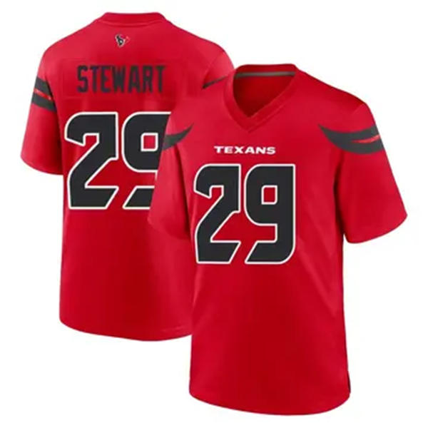 Men's Houston Texans #29 M.J. Stewart Nike Red Alternate F.U.S.E. Limited Player Jersey 
