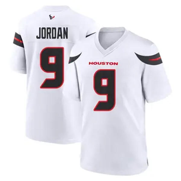 Mens Houston Texans #9 Brevin Jordan Nike White Vapor F.U.S.E. Limited Player Jersey
