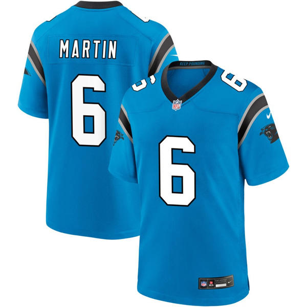 Mens Carolina Panthers #6 Sam Martin Nike Blue Alternate Vapor F.U.S.E. Limited Jersey