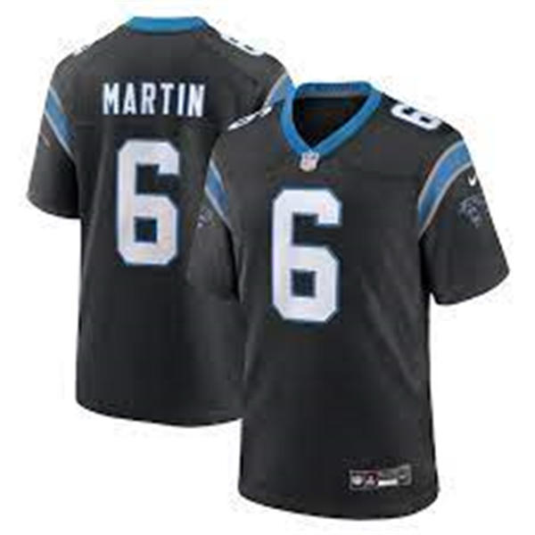 Mens Carolina Panthers #6 Sam Martin Nike Black Vapor F.U.S.E. Limited Jersey