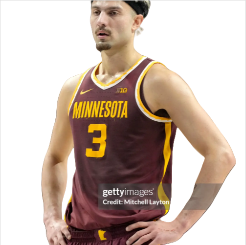 Men's Minnesota Golden Gophers #3 Dawson Garcia Nike Maroon Alumni College Basketball Jersey