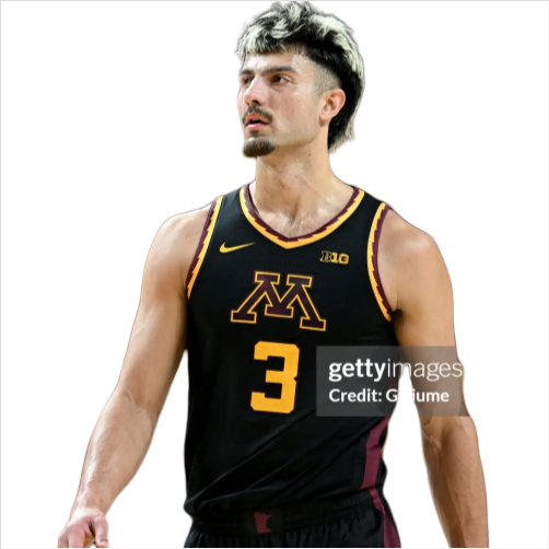 Men's Minnesota Golden Gophers #3 Dawson Garcia Nike Black College Basketball Jersey