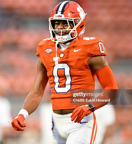 Mens Youth Clemson Tigers #0 Antonio Williams Orange College Football Game Jersey
